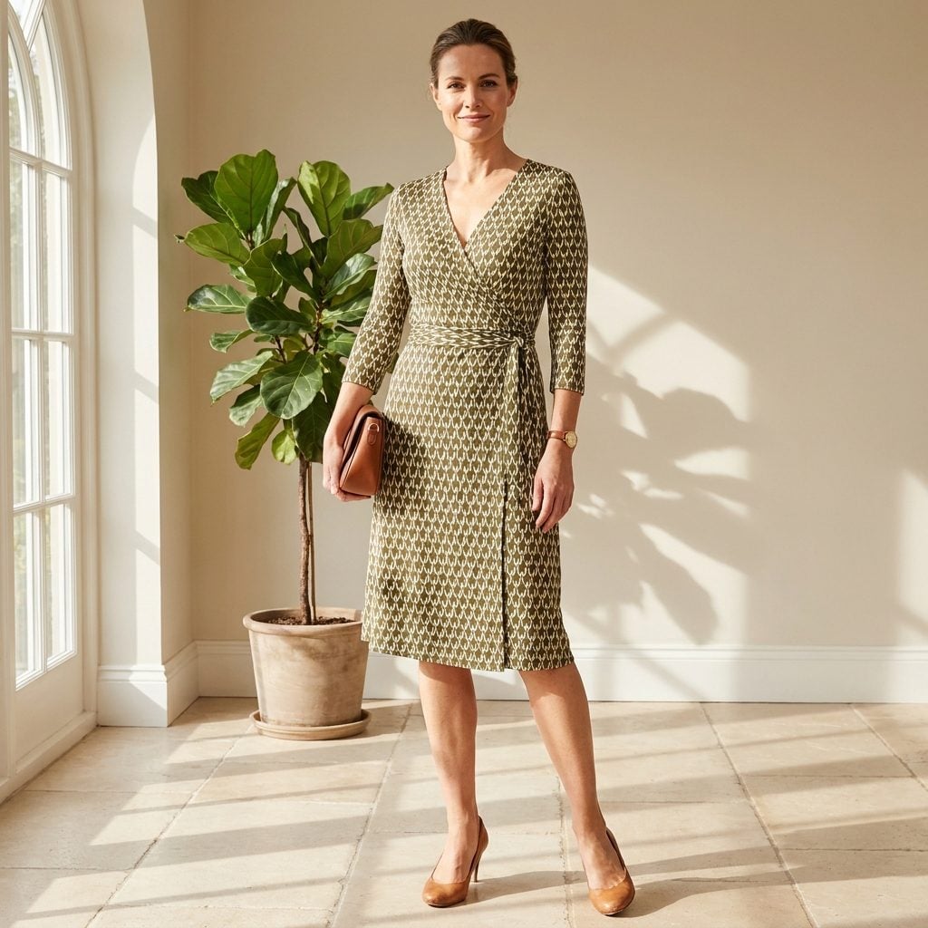 The Wrap Dress You've Owned for a Decade Fits Better Than Anything on the Runway Right Now