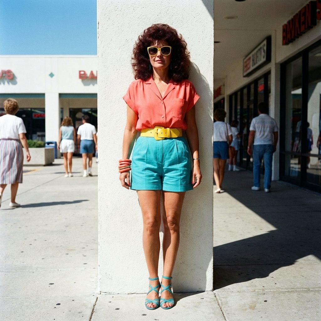 Color Blocking in Shades That Had Never Previously Coexisted in Nature