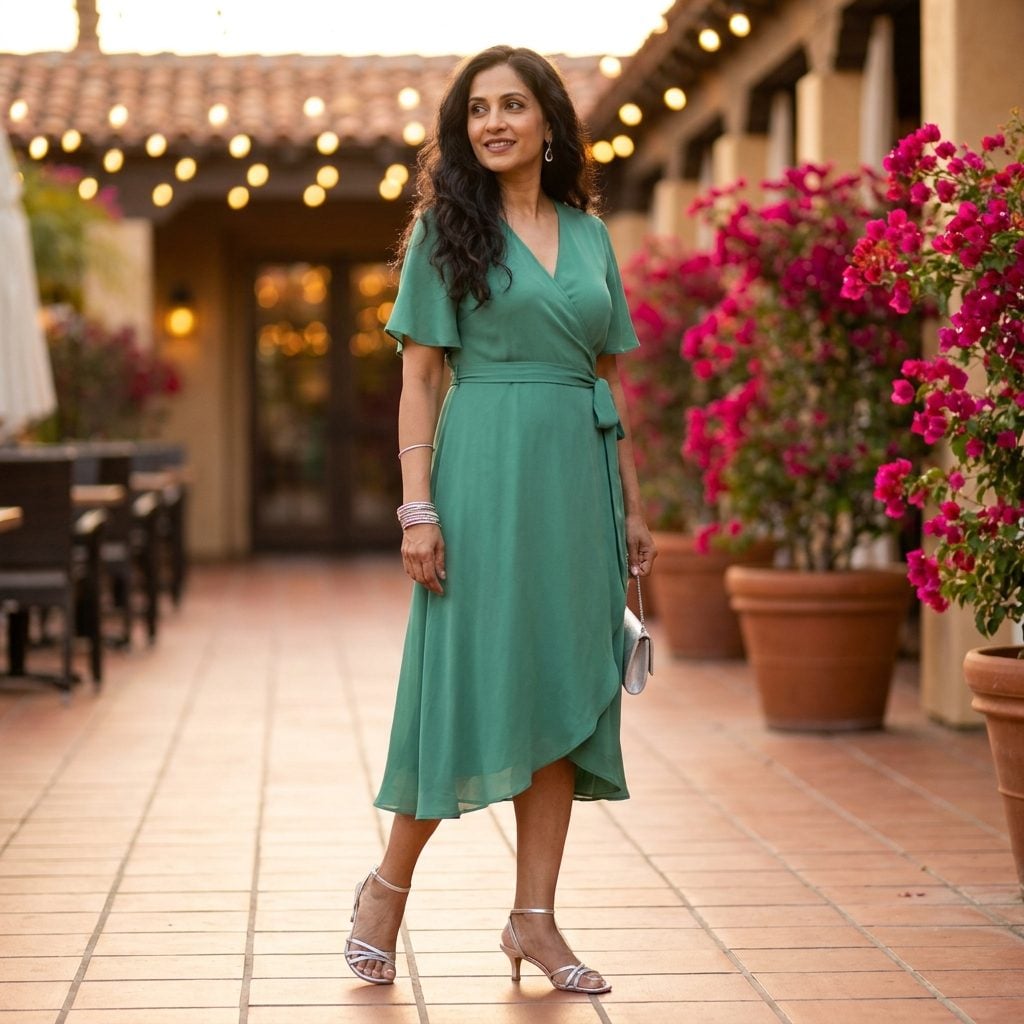 Slim Strappy Low-Heel Sandals in Metallic Leather That Went With Literally Everything