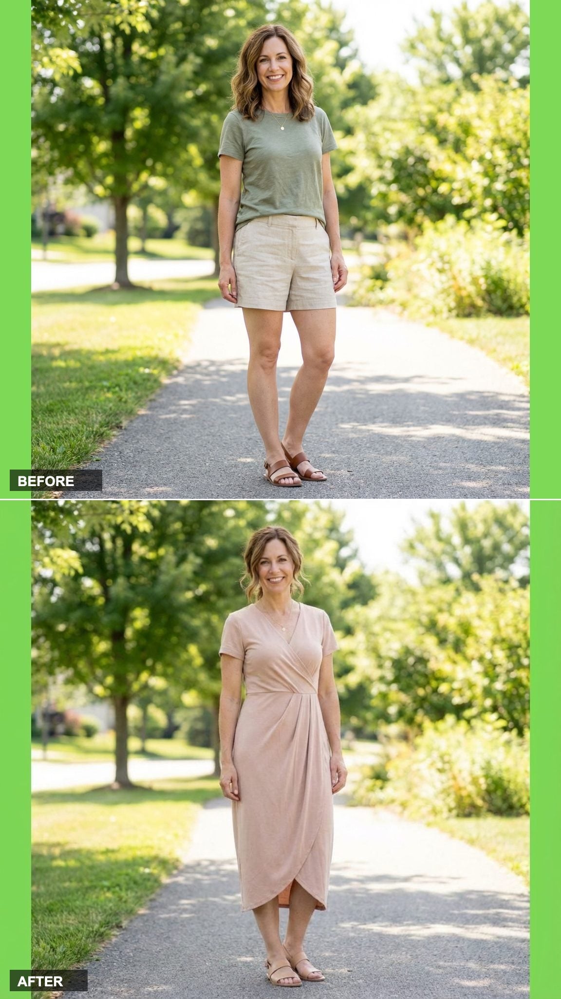 The Wrap Midi Dress With Vertical Drape Lines That Earns Its Reputation