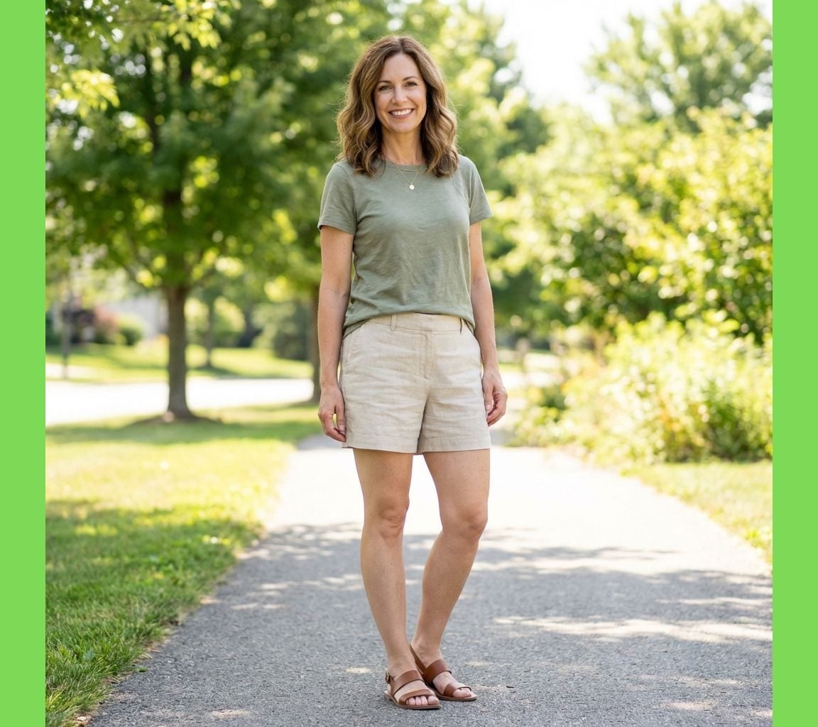 39 Summer Outfit Ideas for Women 40+ That Make You Look Naturally Taller Without Platform Shoes - Before