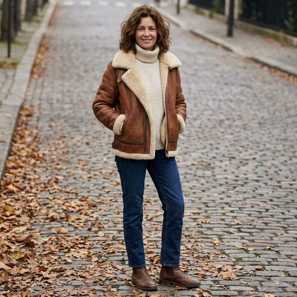Shearling-Lined Aviator Jackets That Made You Feel Like a Fighter Pilot (And Also Very Warm)