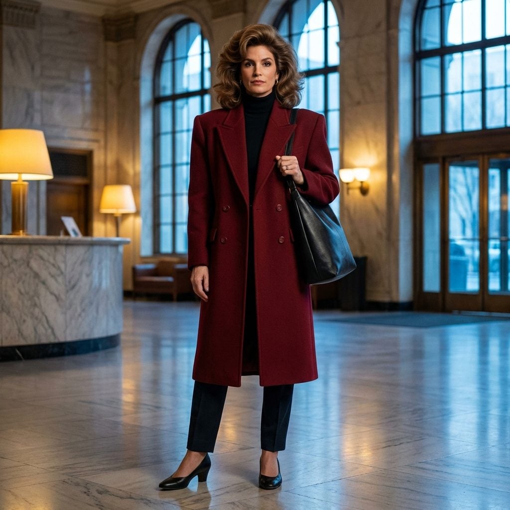 Longline Wool Coats With Shoulders That Could Hold Up the Ceiling