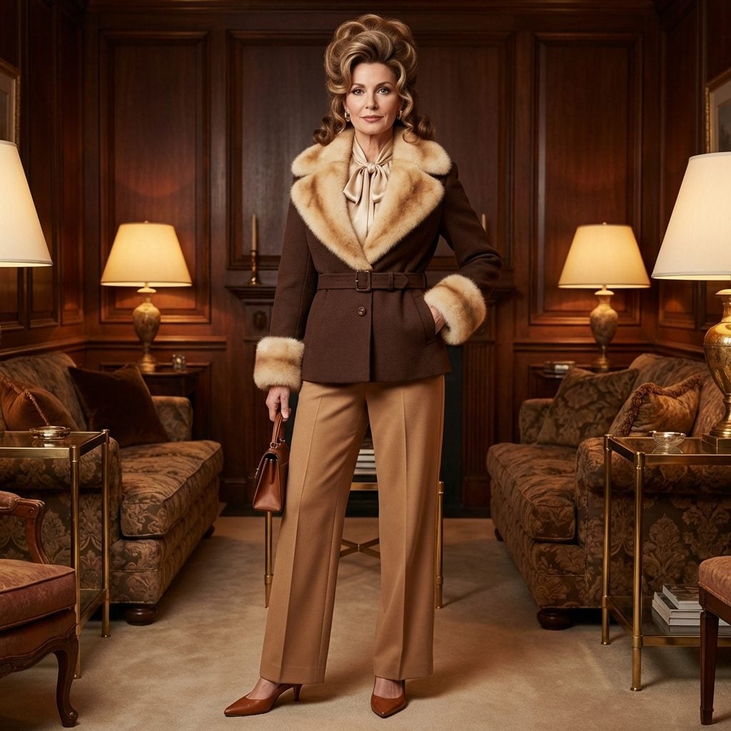 Fur-Trimmed Jackets: The Collar That Said You Had Arrived