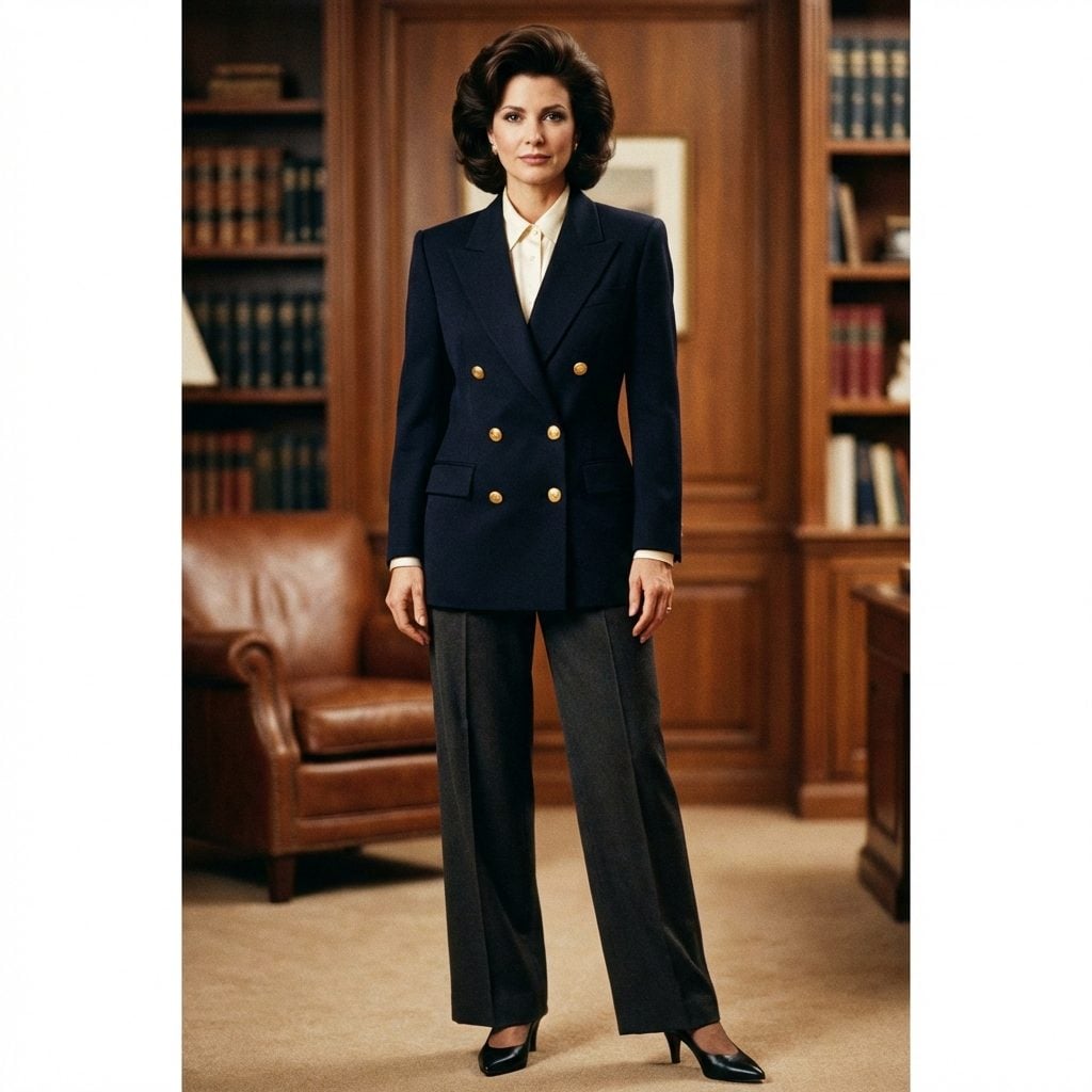 Double-Breasted Power Blazers That Meant Absolute Business