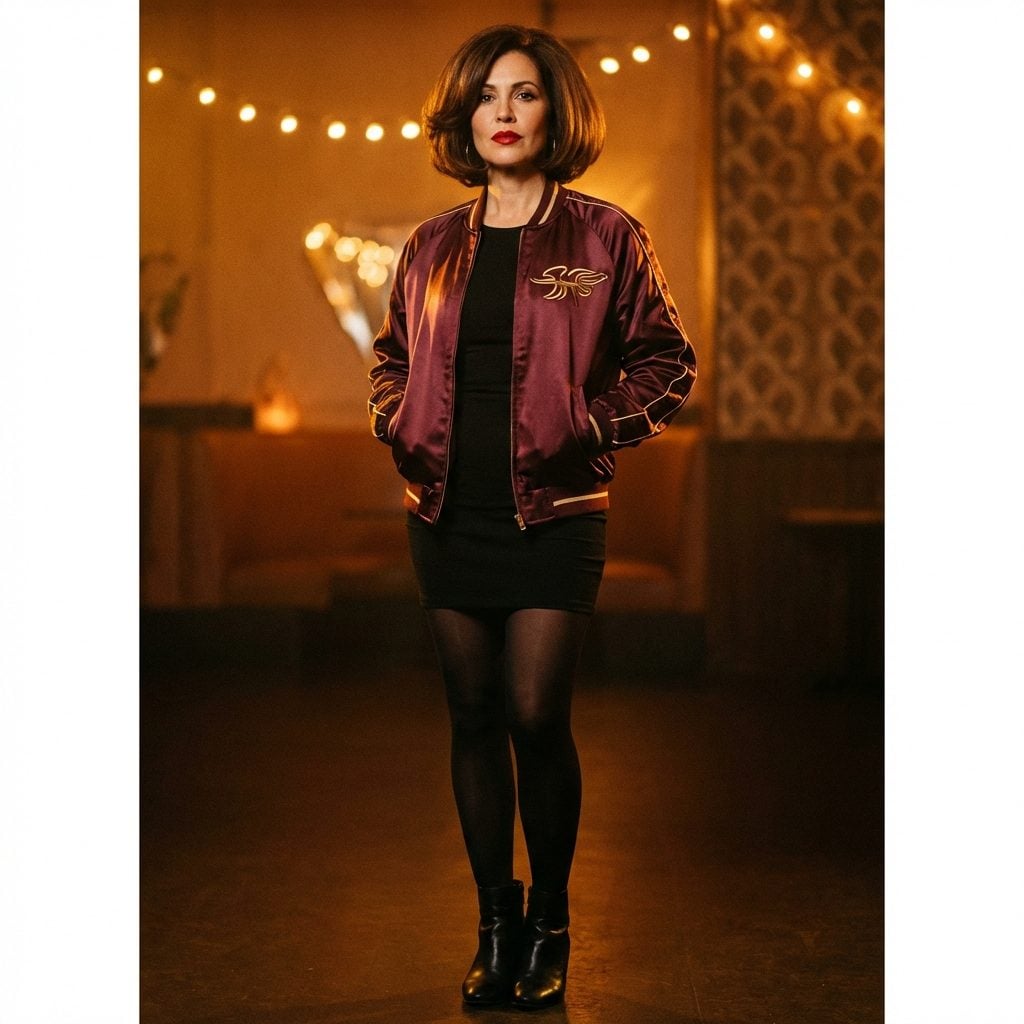 Satin Bomber Jackets That Made Every Outfit Feel Like Opening Night