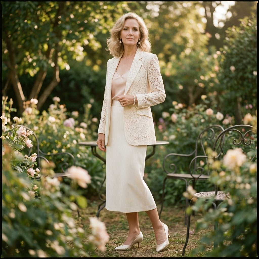 Lace Overlay Blazers That Were Romantic and Meant It