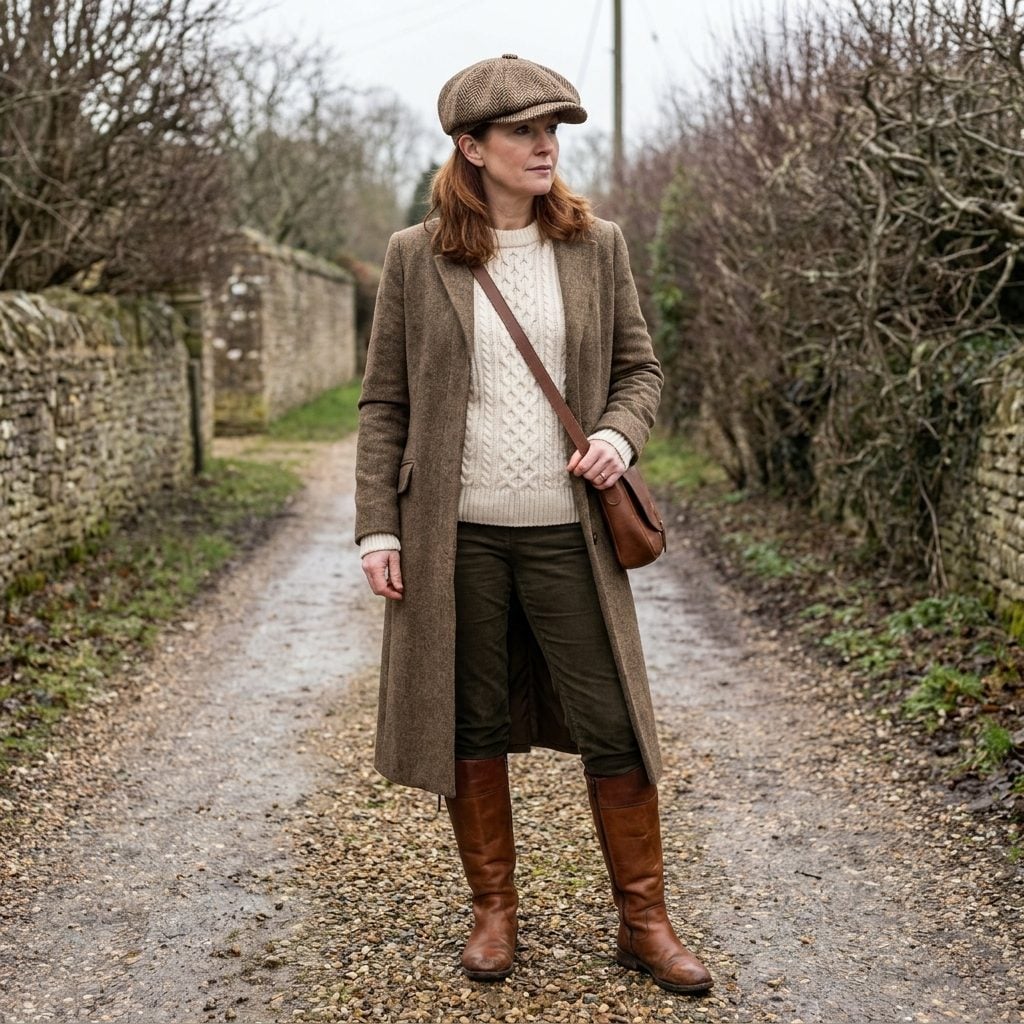 Tweed Newsboy Caps, Eight Panels of Absolute Intention