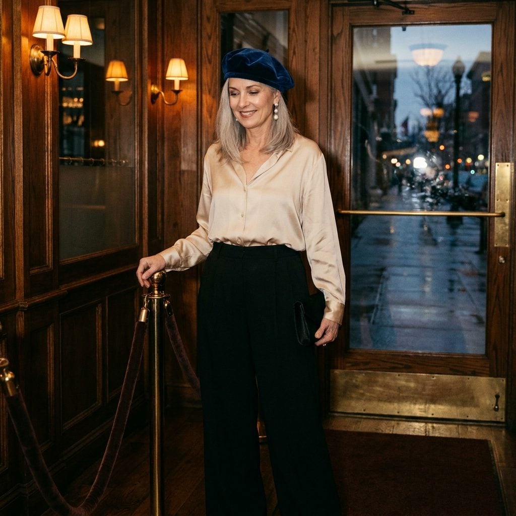 The Velvet Evening Beret in Jewel Tones That Made You Feel Like a Main Character