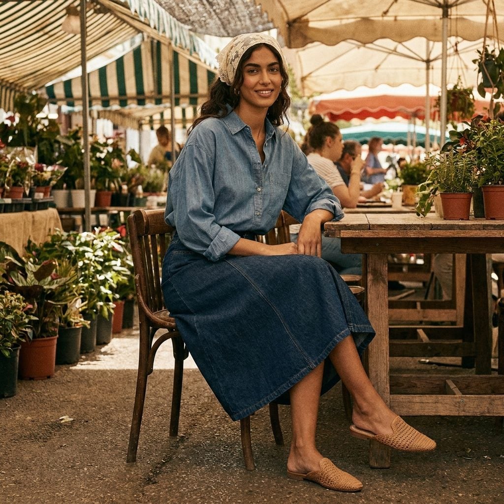 Lace Headwraps Tied Kerchief-Style, Volume at the Front, Always