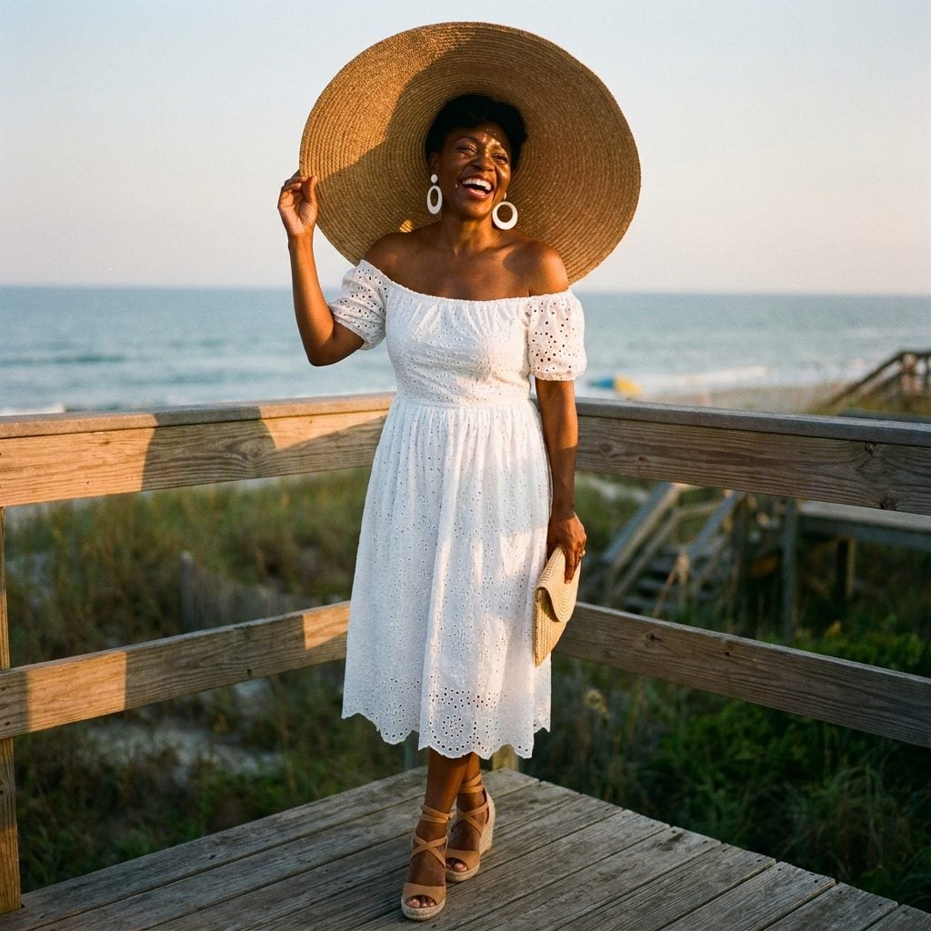 The Oversized Floppy Sun Hat That Basically Had Its Own Weather System