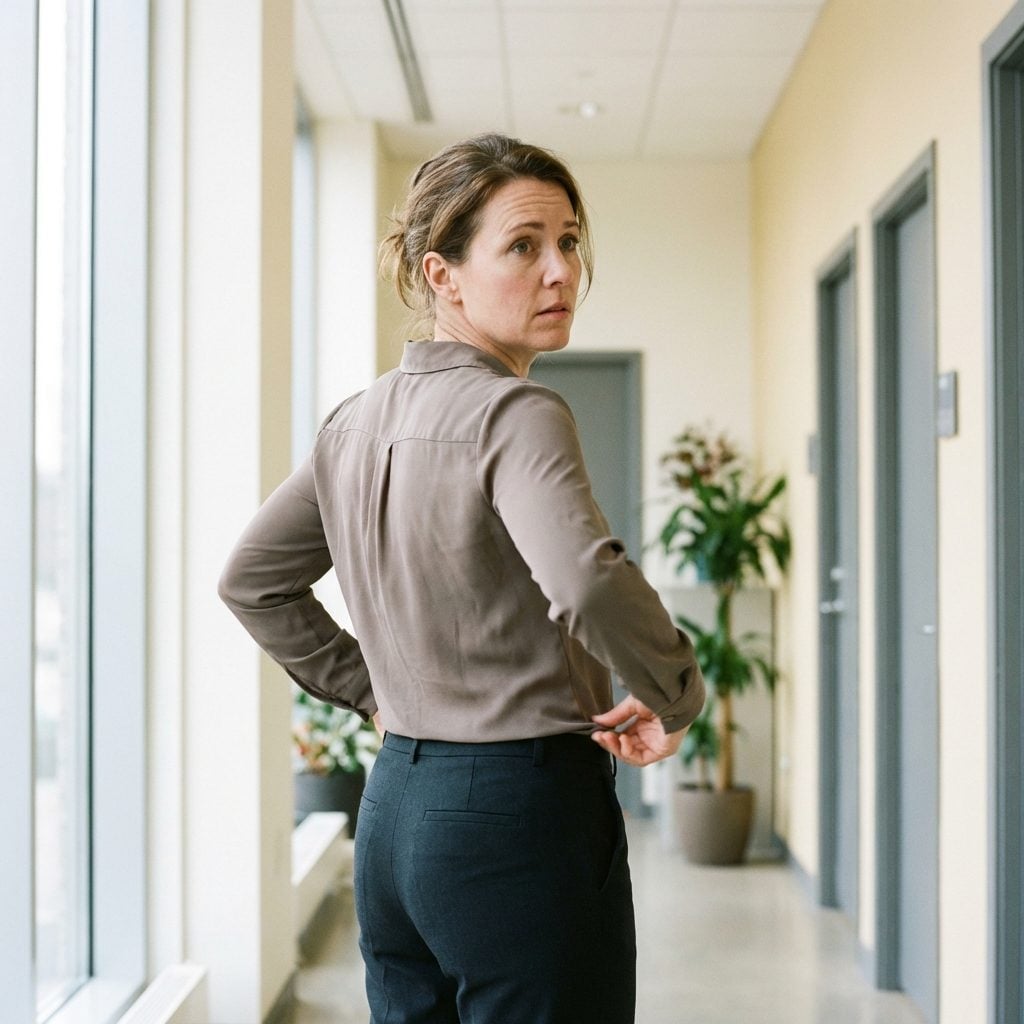 16. Your Clothes Require Constant Managing, Tucking, Pulling, Adjusting, Just to Get Through the Day