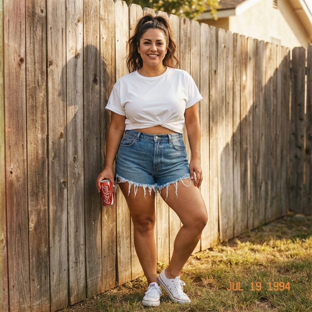 High-Waisted Denim Cutoffs With the Frayed Hem You Pulled Apart Yourself