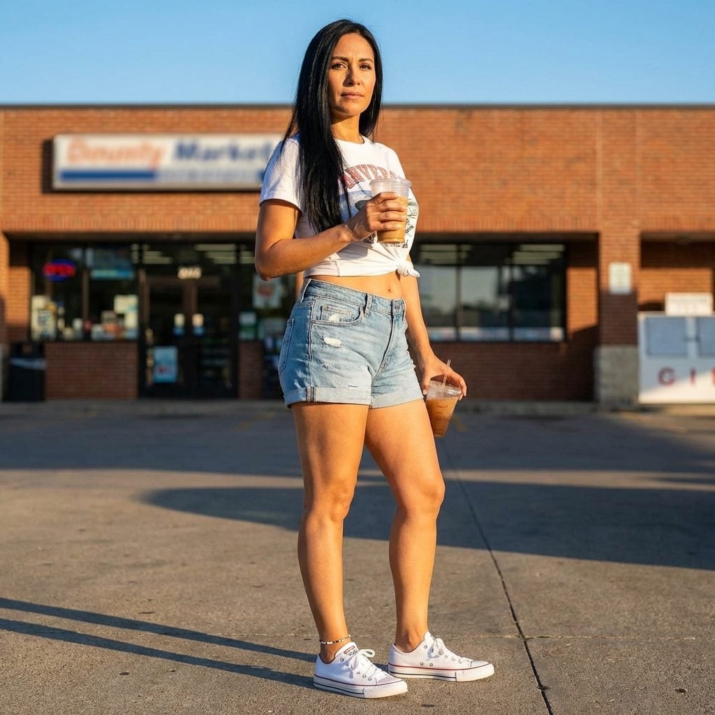 Rolled-Hem Jean Shorts You Cuffed Yourself With Surgical Precision