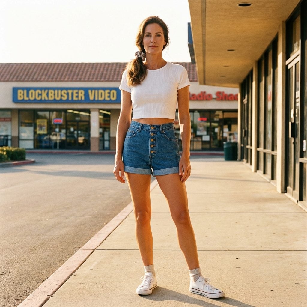 Button-Front Denim Shorts With the Fly You Had to Fidget With All Day