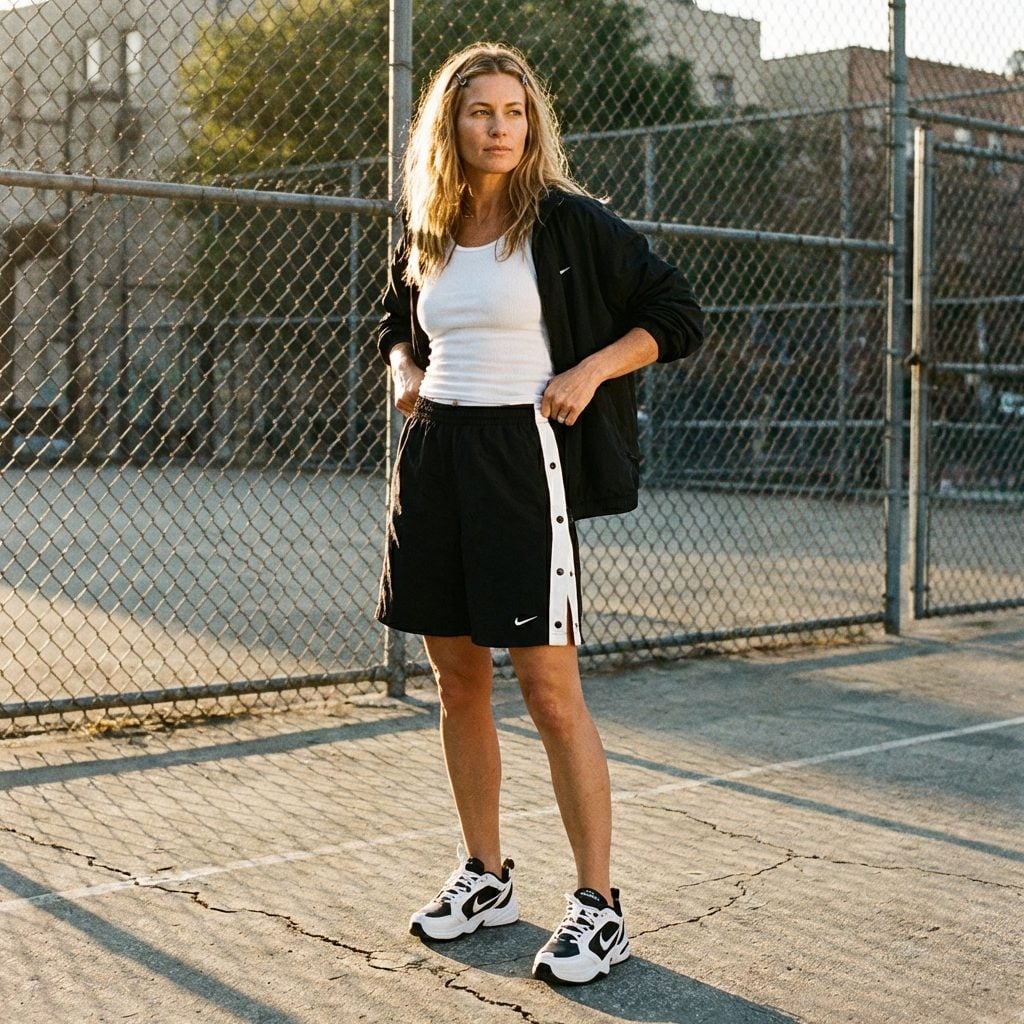 Track Shorts With Side Snap Buttons You Absolutely Could Not Stop Unsnapping