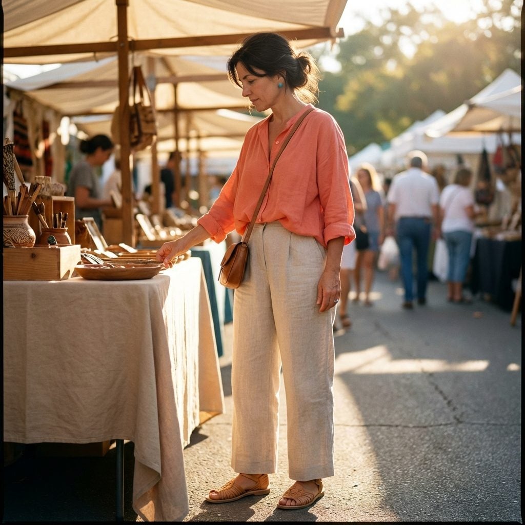 Huarache Sandals in Woven Natural Leather