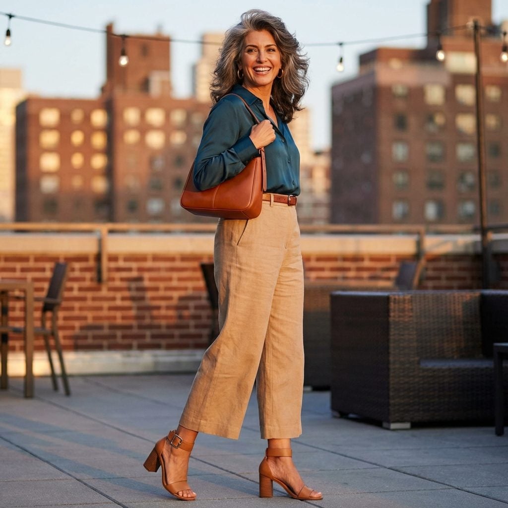 Ankle-Strap Sandals With a Chunky Block Heel