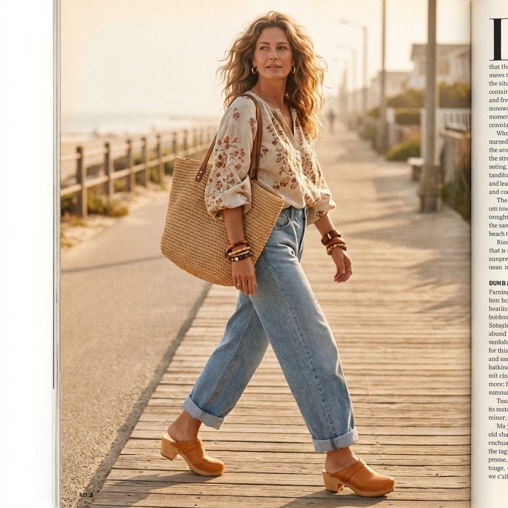 Wooden-Soled Clogs: The Summer Shoe That Announced Your Arrival Three Rooms Away