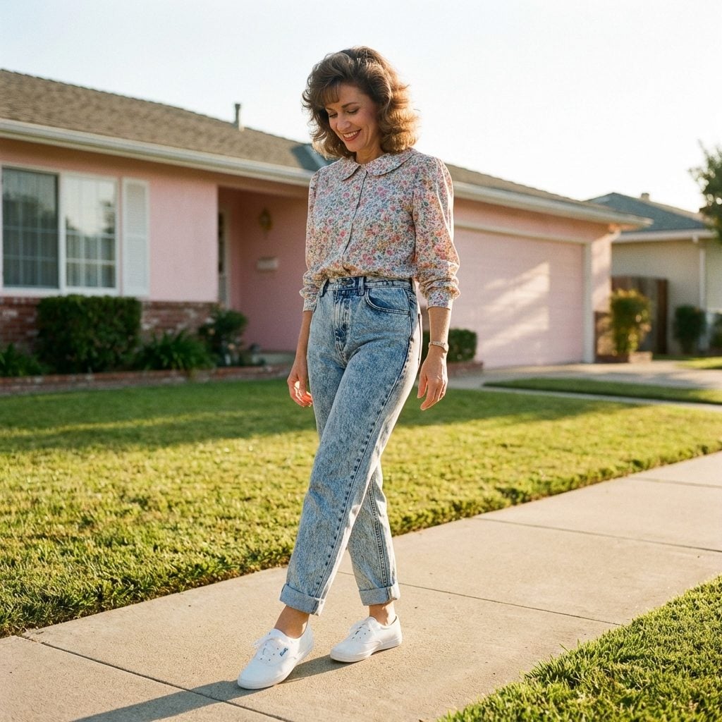 White Leather Keds That Had to Stay Perfectly White at All Times
