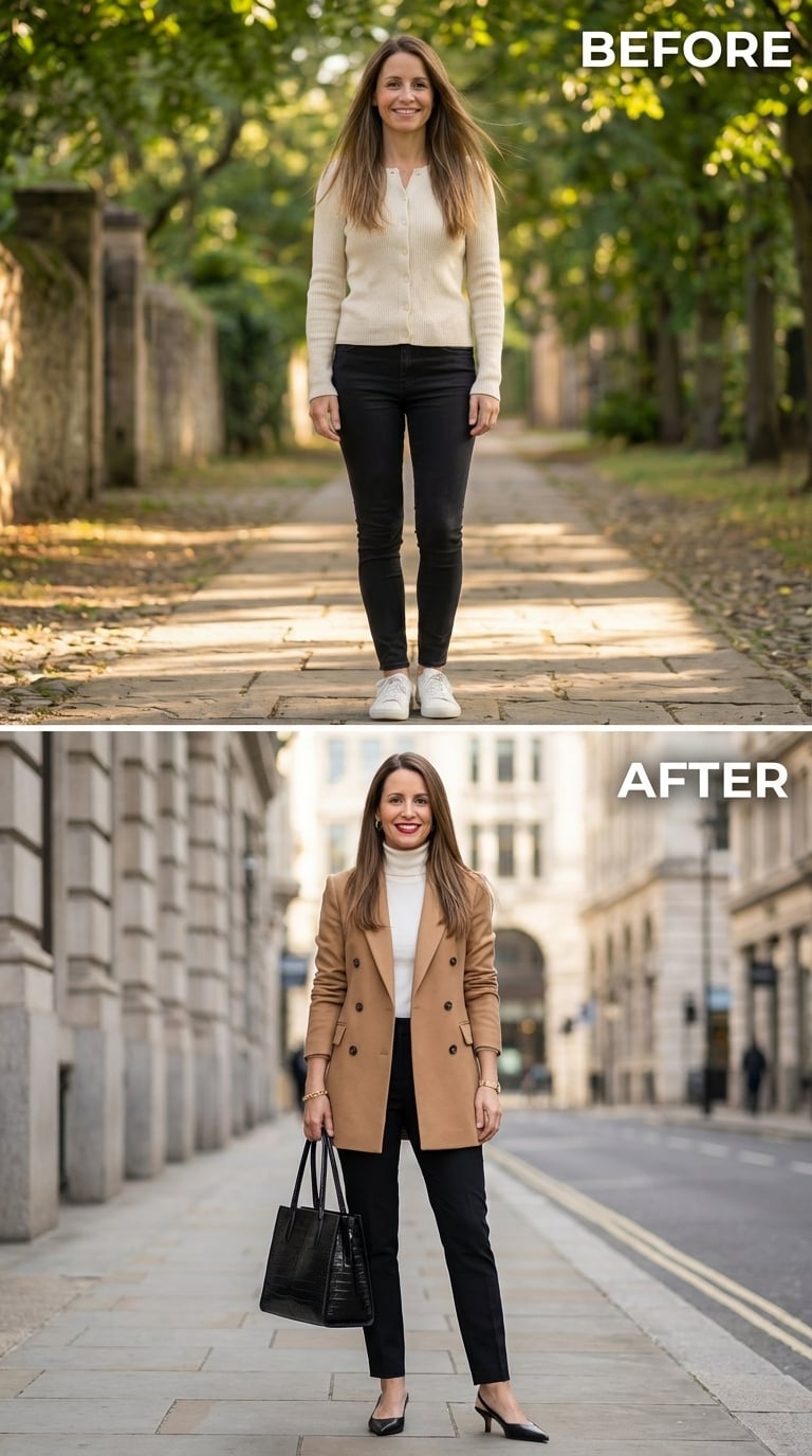 Camel, Black, and the Exact Moment She Stopped Dressing to Disappear