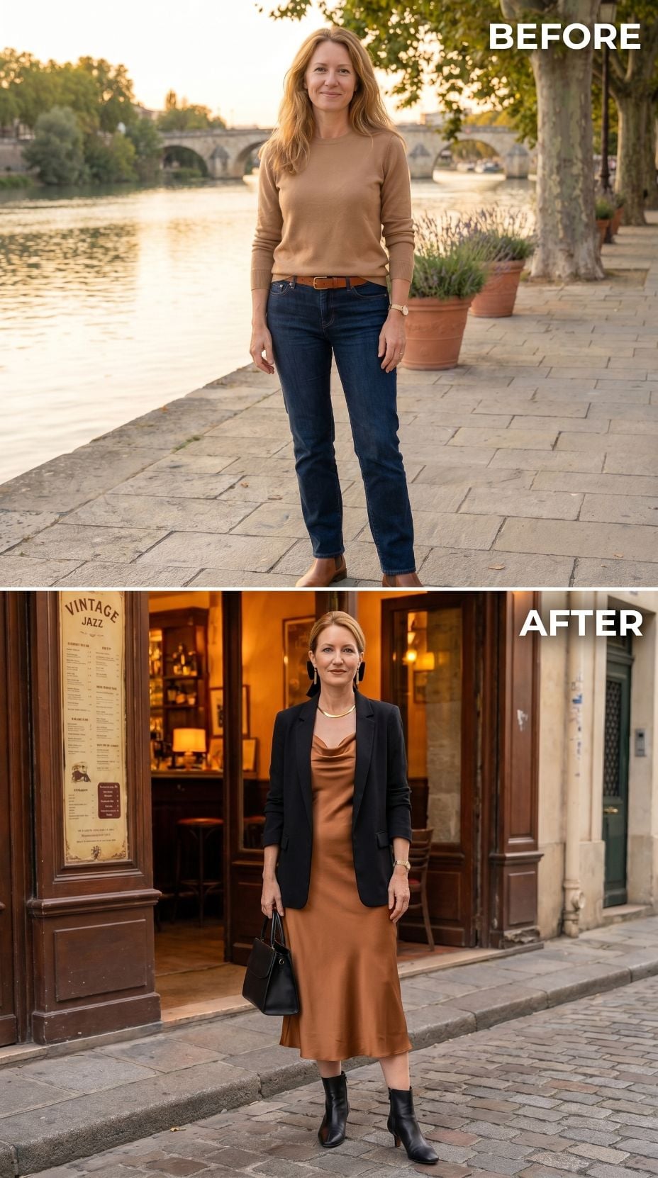 Jeans Got Left by the River. The Slip Dress Showed Up Instead.
