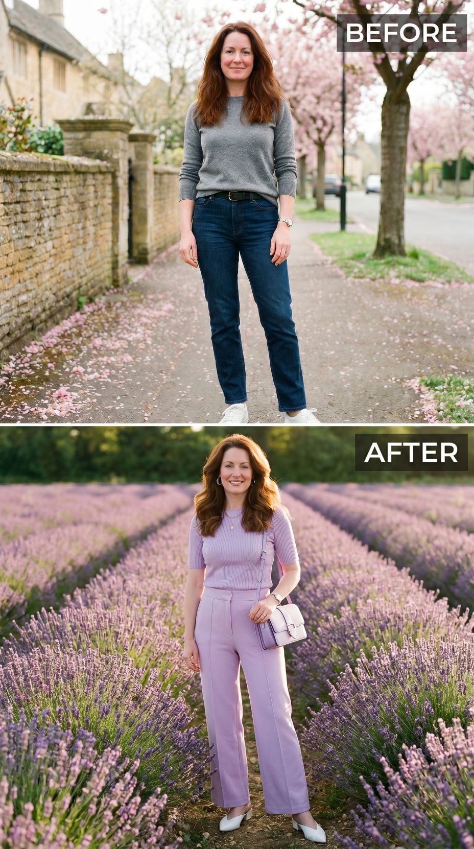 Lavender Head-to-Toe and the Lavender Field That Made It Make Sense