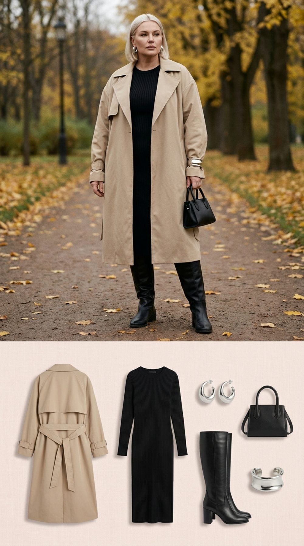 Belt Behind, Not in Front: The Oversized Trench Trick Worth Knowing