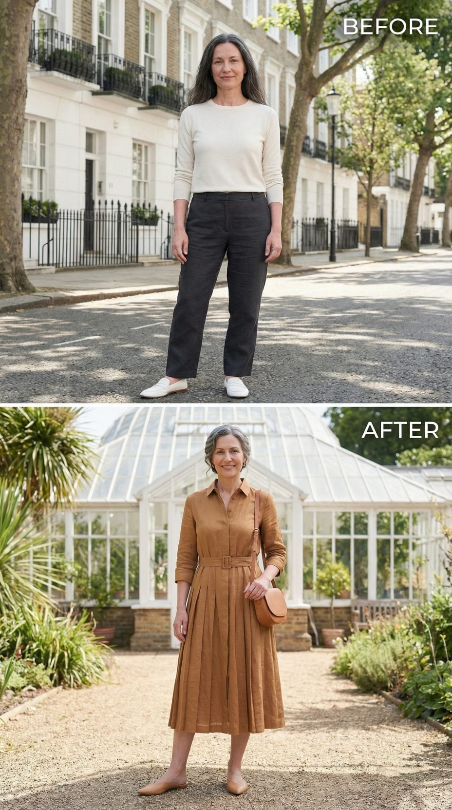 Caramel Linen, a Belted Waist, and the Shirt Dress That Changes Everything