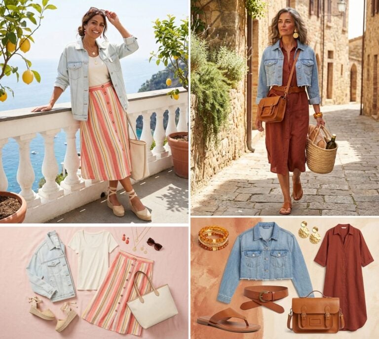 Can a 40+ Year Old Woman Rock a Denim Jacket this Summer? You Be the Judge – Here Are 29 Trending Summer Denim Jacket Outfit Ensembles