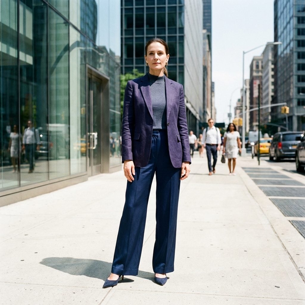 Monochrome Navy Done Slightly Wrong: Three Shades of Blue That Clash Politely