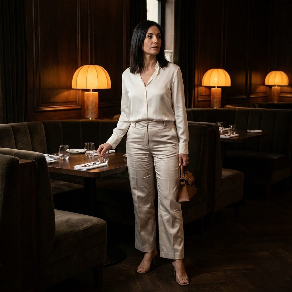 Wide-Leg Trousers in a Fabric That Won't Hold Its Shape by 11am