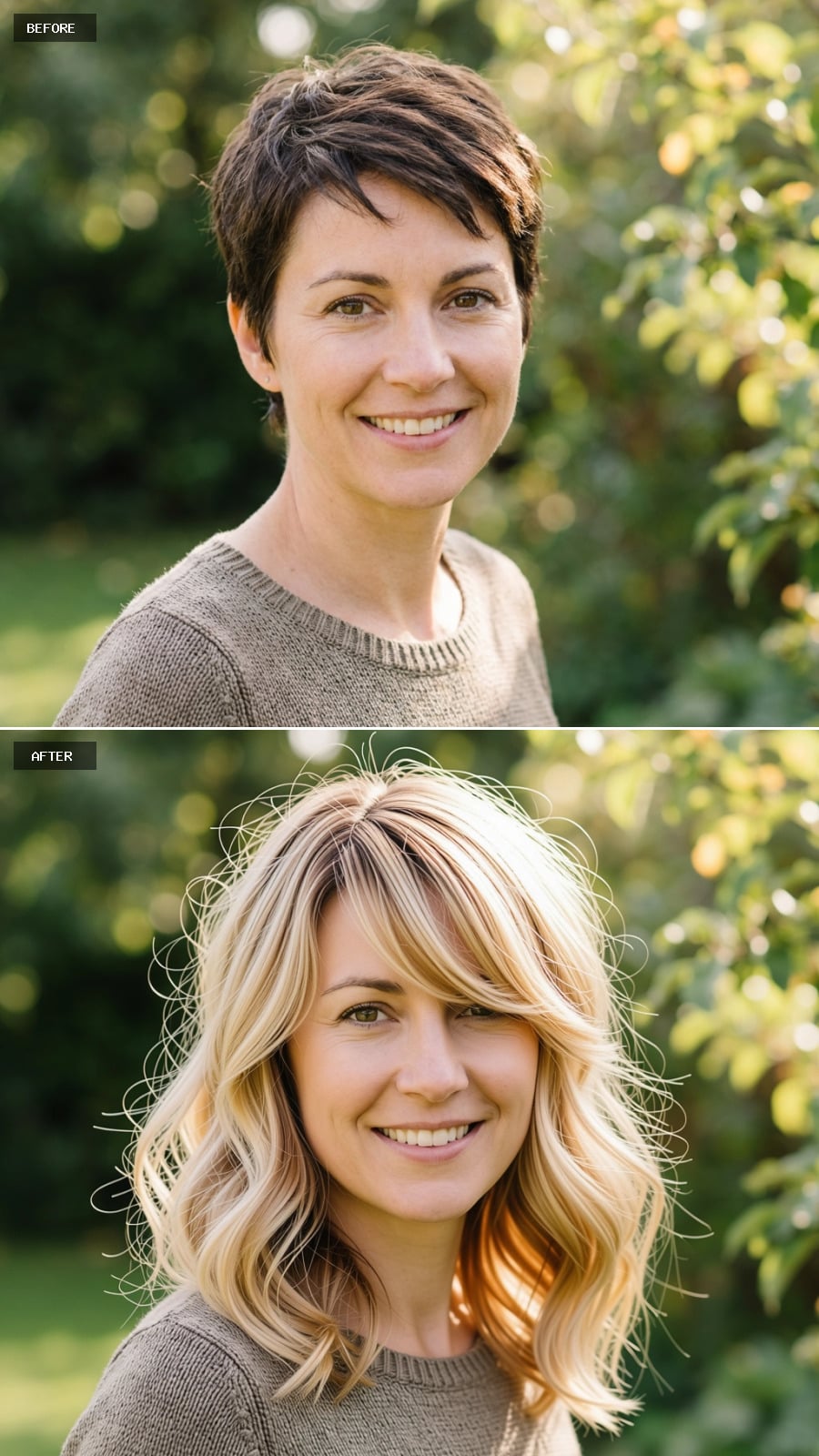 Blonde, Wavy, Shoulder-Length: What a Color Shift Does to the Whole Face