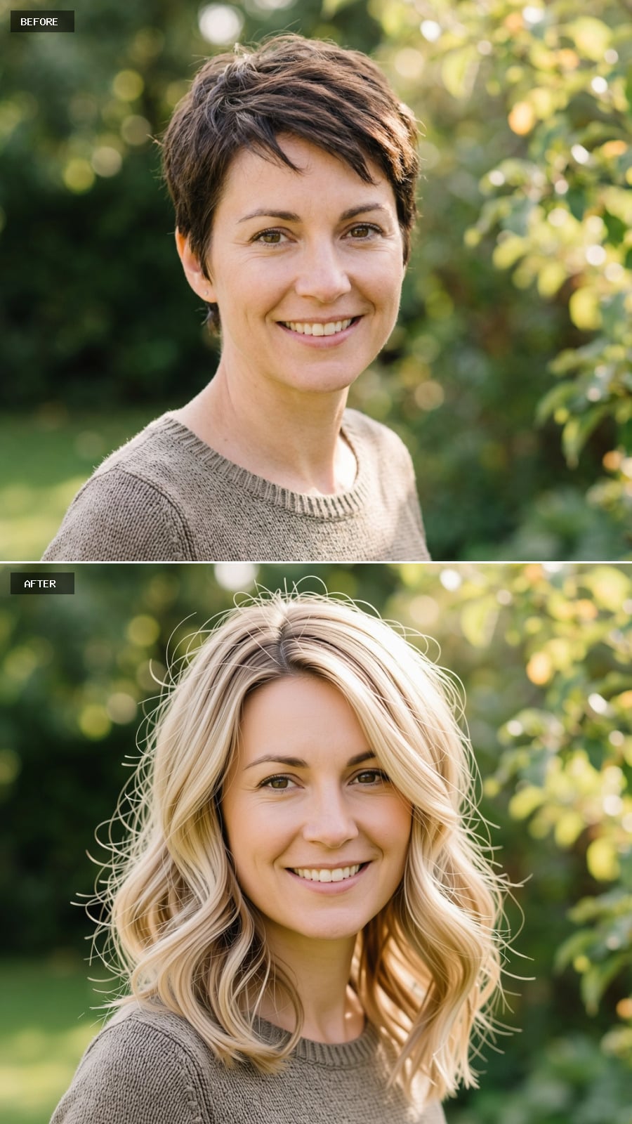 Blonde Waves, Short Roots: What Happens When Length and Color Arrive Together