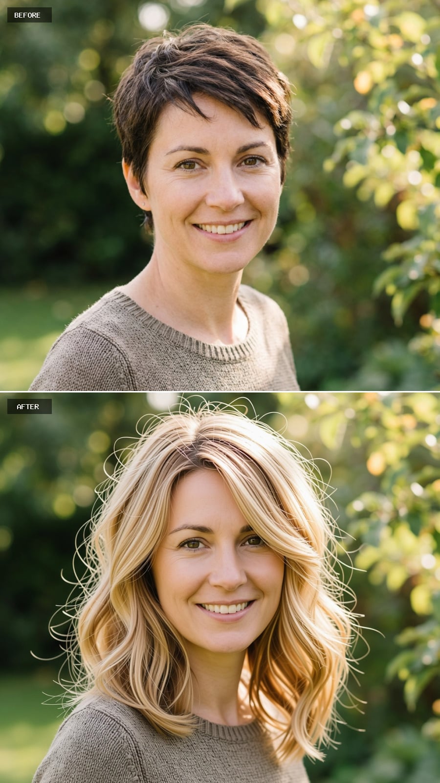 Shoulder-Length Waves, Platinum Highlights, and What Root Depth Does to Face Shape