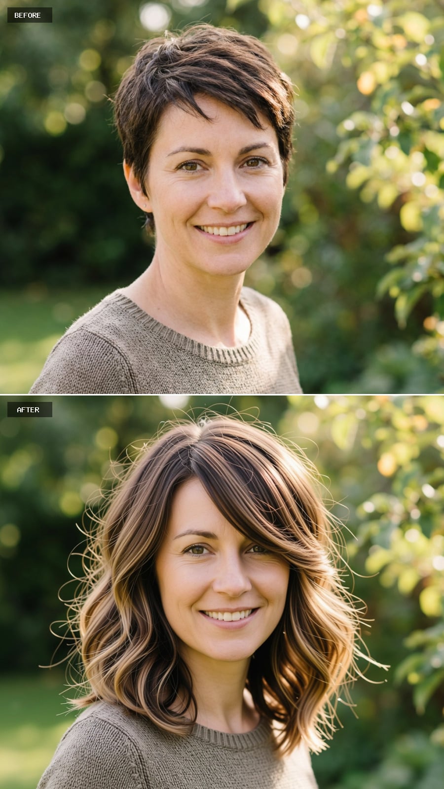 Wavy Lob, Balayage Highlights, and What Shoulder Length Returns to the Face