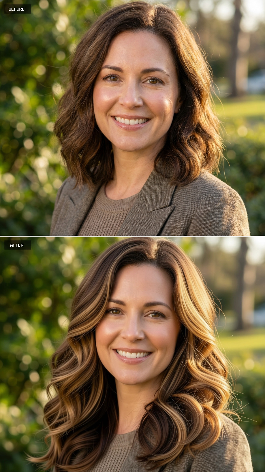 Longer Waves and Balayage Shift Her Look by a Full Decade