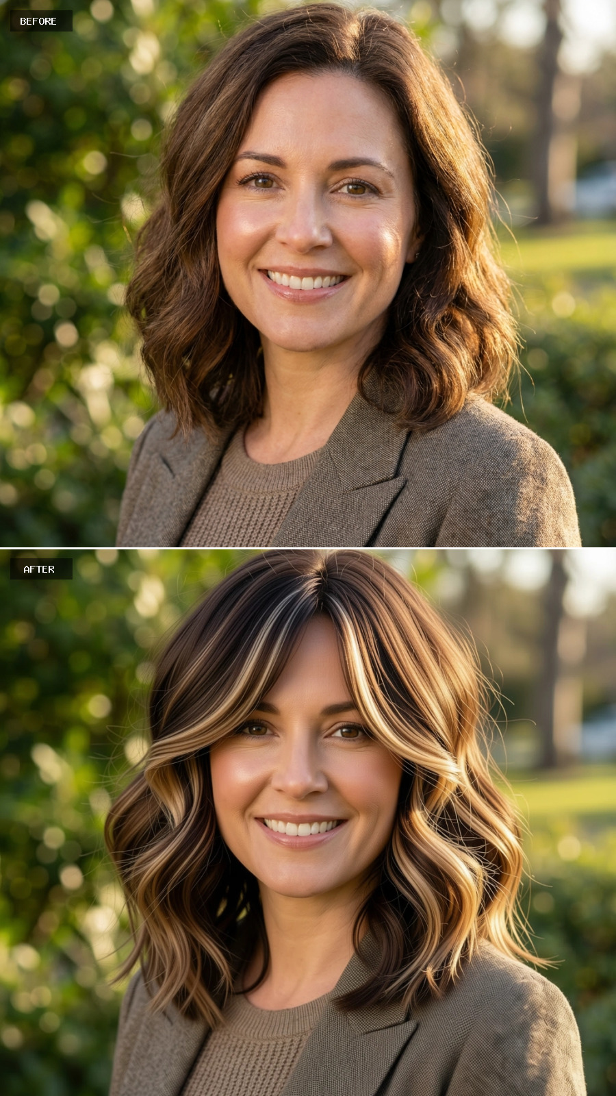 Highlights, Bangs, and a Color Shift That Changed How Her Face Reads