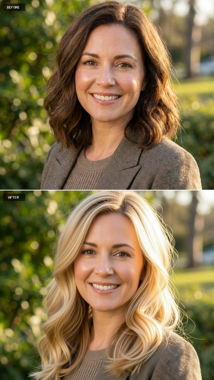 Blonde Waves Added Three Inches of Visual Length Without Touching a Single Cut