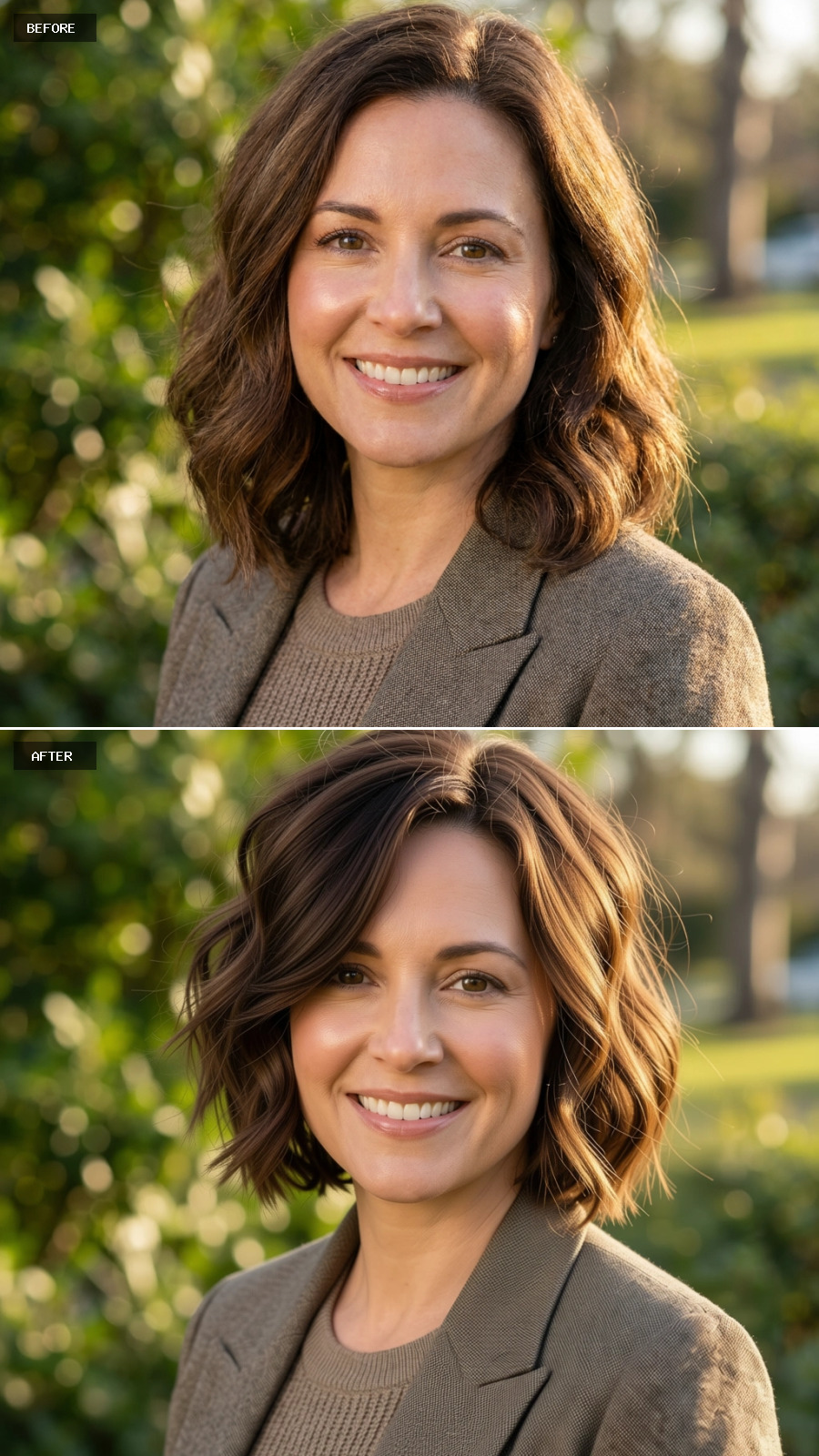 Waves Cut Short, Ends Tucked Under, and the Color Finally Has Somewhere to Go