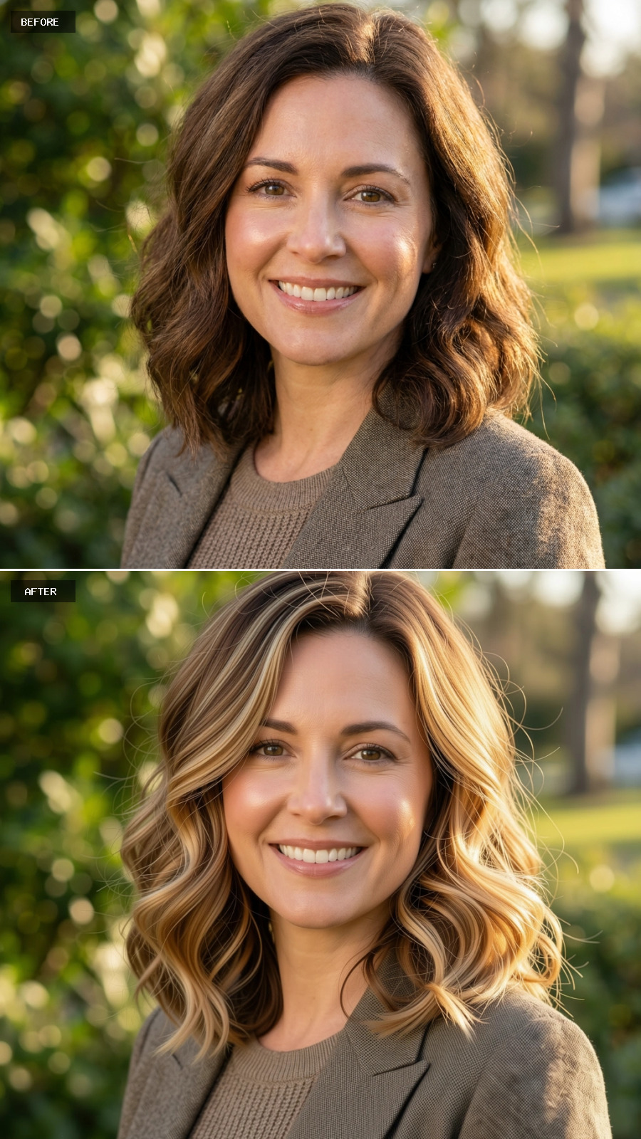 Highlights Pulled to the Front Sections Changed the Math on Her Entire Face