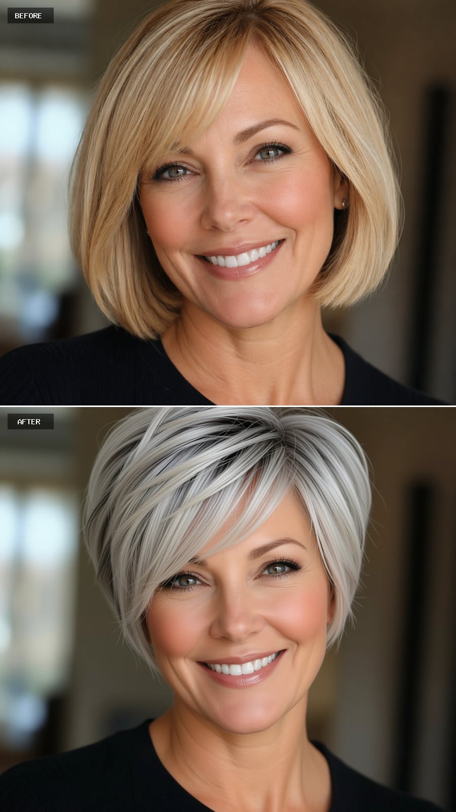 Silver Pixie Bob With Dimensional Highlights Cuts Years Without Trying