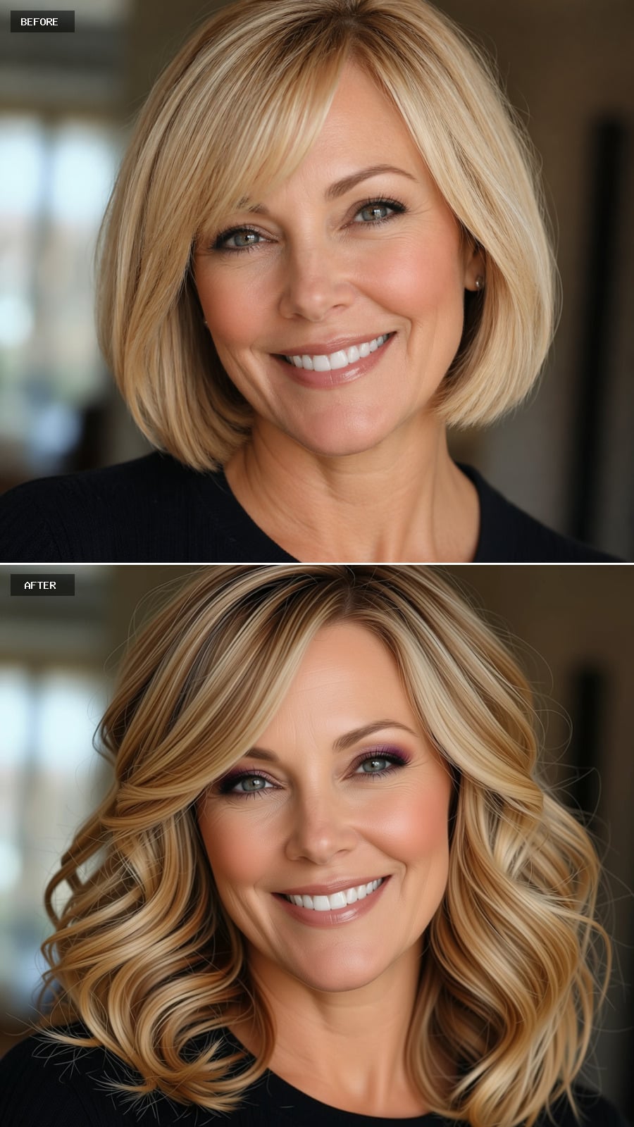 Curled-Out Ends and Root Depth Rewrite Medium Blonde From the Ground Up