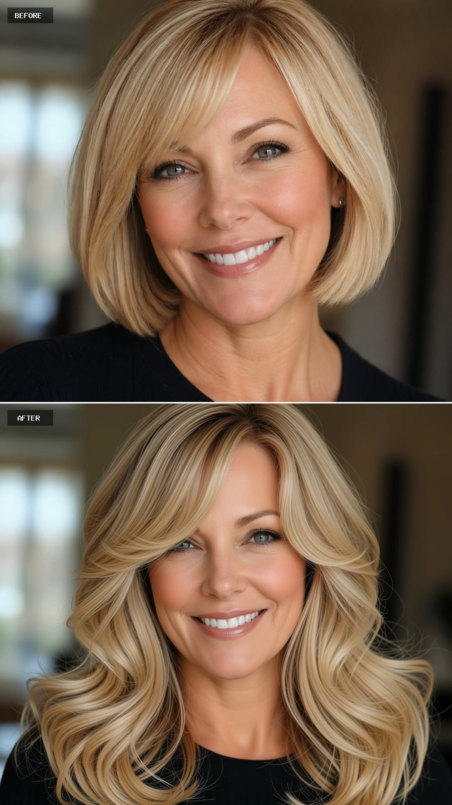 Soft Curls at Shoulder Length Pull Off Something a Bob Simply Cannot Argue With