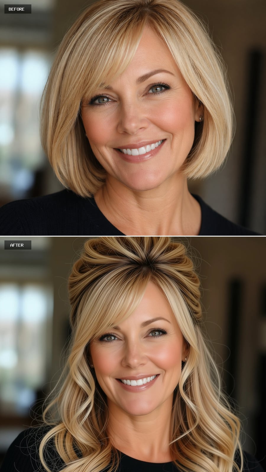 Half-Up Volume With Root Depth Pulls Off Something Longer Hair Has Always Known How to Do