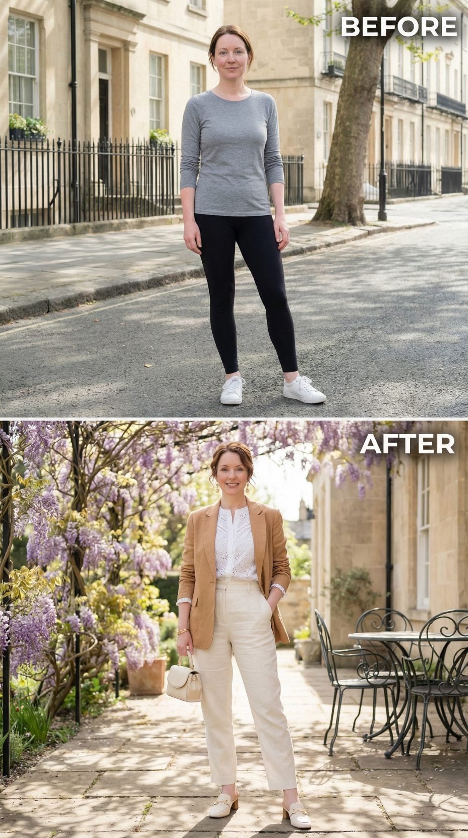 Camel Blazer, Cream Trousers, and the Outfit That Reads the Room