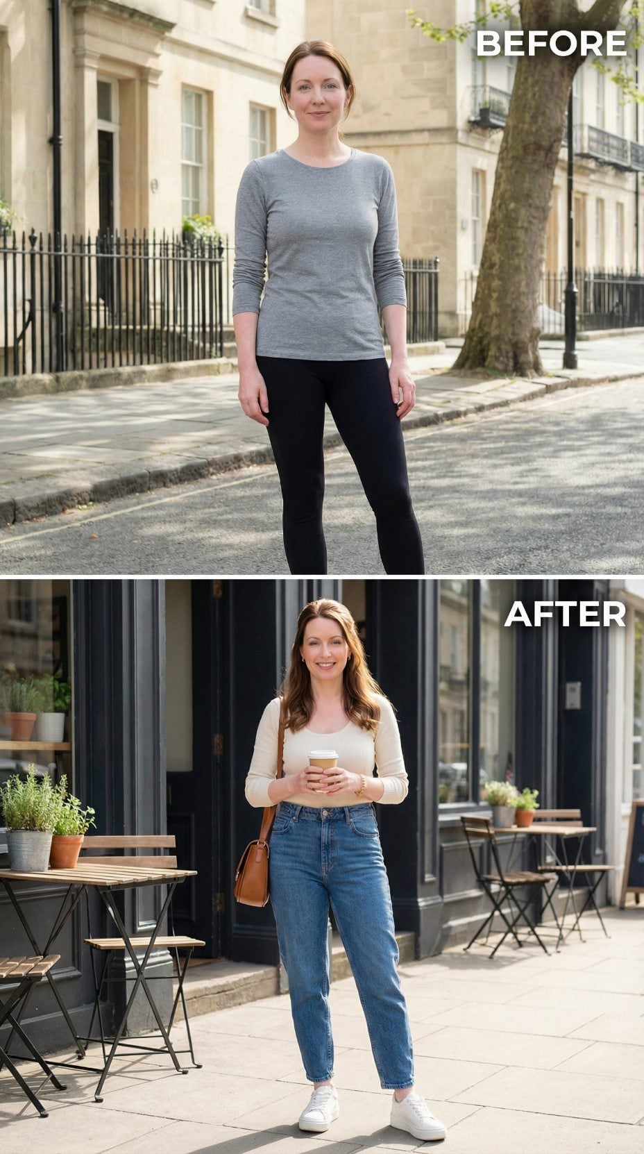 From Leggings-and-Grey to Café-Ready: One Outfit Does All the Heavy Lifting