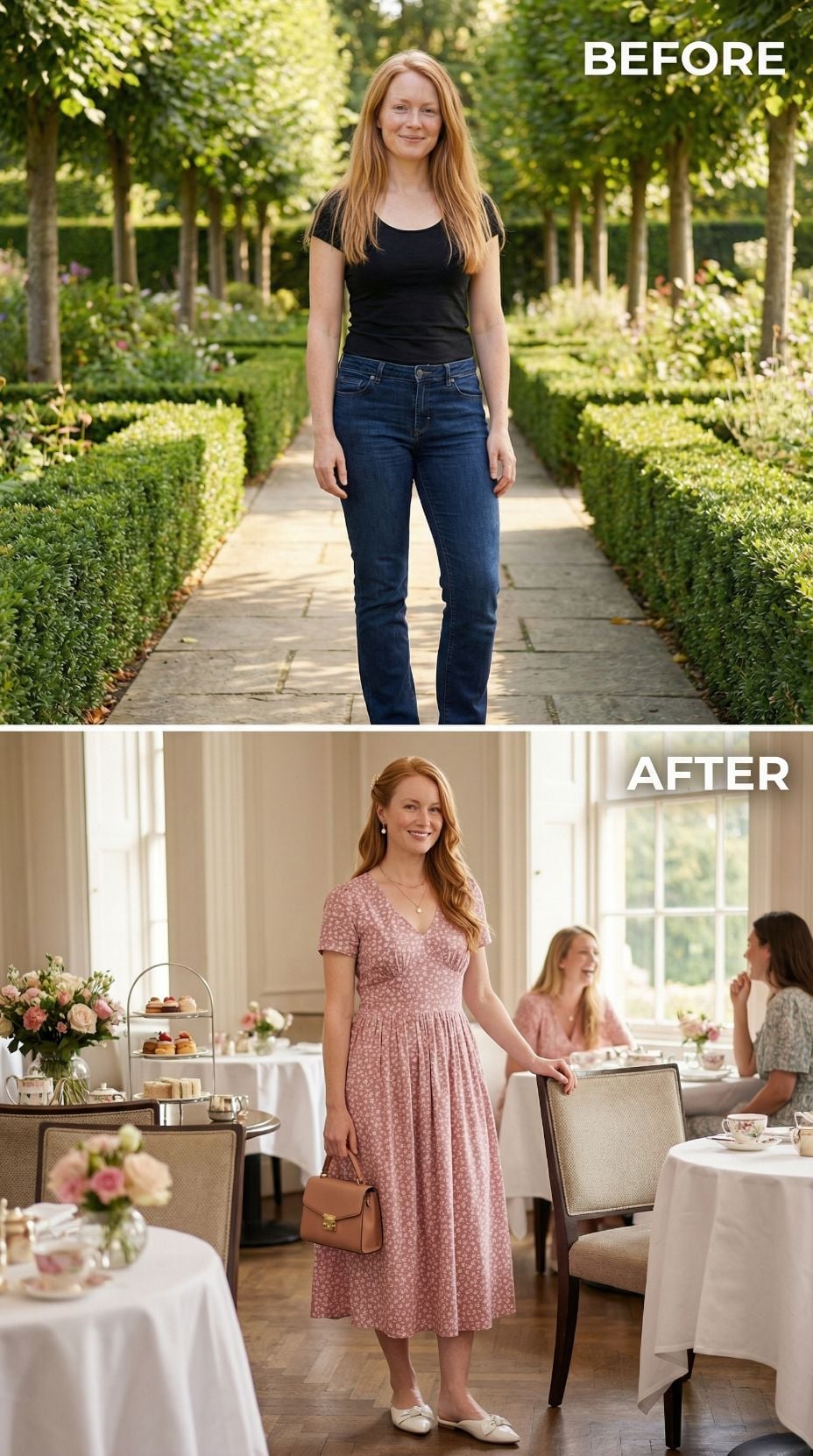 Pink Floral Cotton, Afternoon Tea, and Not One Accidental Choice