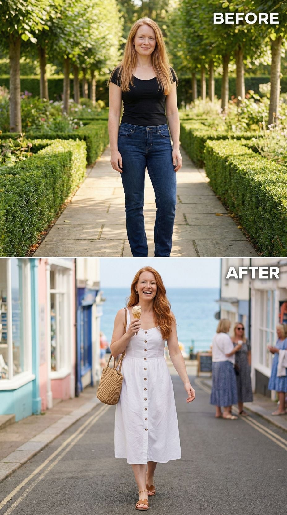 Garden Path Jeans to Coastal White Dress, and Nothing About It Feels Accidental