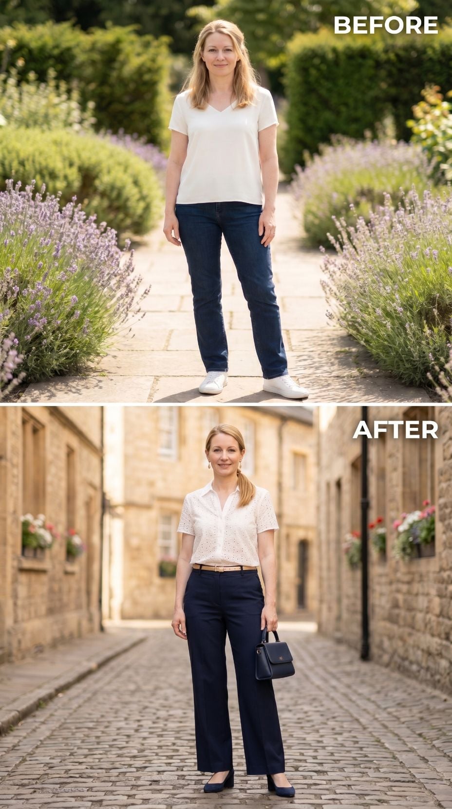 Wide-Leg Trousers and a Belt Did More Work Than Expected